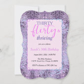 30, Flirty & Thriving Verjaardag Kaart (Voorkant)