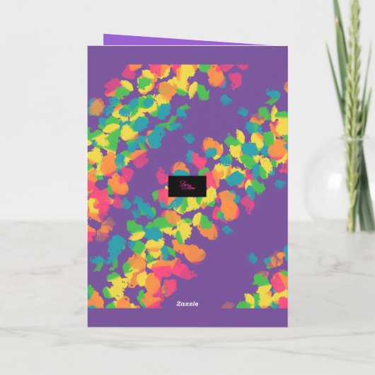 30 & Flirty Verjaardag Kaart (Achterkant)