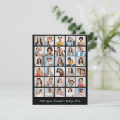 30 Foto Collage Voeg Uw Eigen Wenskaart Toe (Staand voorkant)