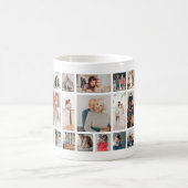 30 Fotocollage sjabloon gepersonaliseerd Koffiemok (Center)