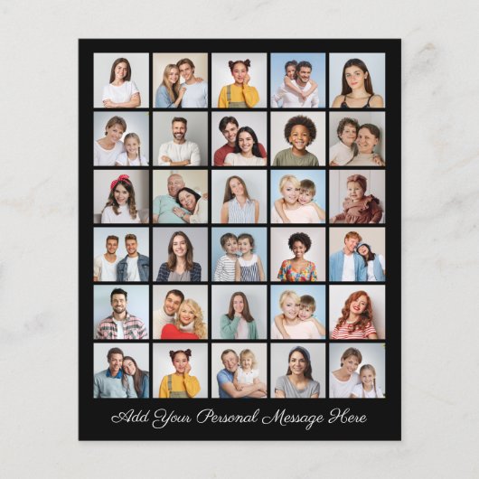 30 Fotocollage Voeg uw wensvel toe (Voorkant)