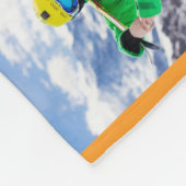 30 Fotogrid Collage Sinaasappel Fleece Deken (Hoek)