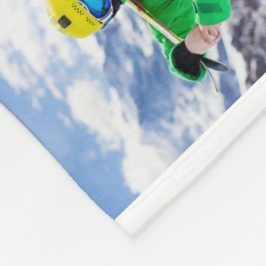 30 Fotogrid Collage Wit Fleece Deken (Hoek)