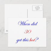 30 hot-pluggable briefkaart (Voorkant / Achterkant)