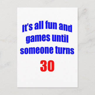 30 Iemand wordt 30 Briefkaart