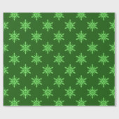 30 inch * 60 voet groene sprankeling glanzend cadeaupapier (Vlak)