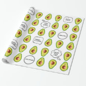 30-inch x 6 ft Avocado wrapping Paper Cadeaupapier (Uitgerold)
