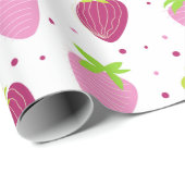 30-inch x 6-inch aardbeienafdruk papier voor het o (Rol Hoek)