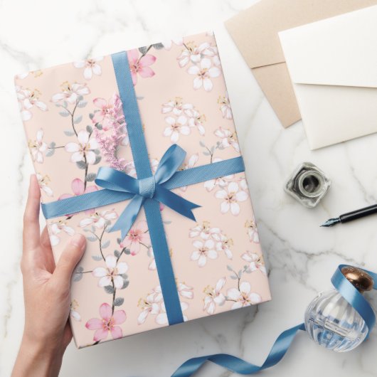 30-inch x 6-inch Cherry Blossom Wrapping Paper Cadeaupapier (Geschenken)