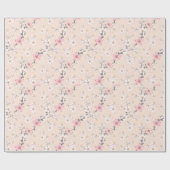 30-inch x 6-inch Cherry Blossom Wrapping Paper Cadeaupapier (Vlak)