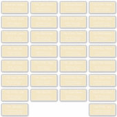 30 Individual Wedding Guest Address Labels  (Voorkant)