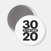 30 is de nieuwe 20 magneet (Voorkant / Achterkant)