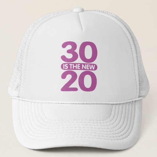 30 is de nieuwe 20 trucker pet (Voorkant)