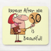 30 is mooie Tshirts en cadeautjes Muismat (Voorkant)