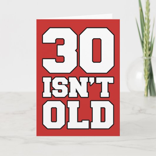 30 is niet oud, maar deprimerend Wenskaart Kaart (Voorkant)