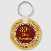 30 jaar durende High School Reunion Ideeën Sleutelhanger (Voorkant)