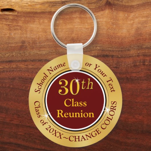 30 jaar durende High School Reunion Ideeën Sleutelhanger (Voorkant)