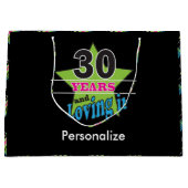 30 jaar en liefhebbend | 30e verjaardag large cadeautasje (Voorkant)