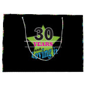 30 jaar en liefhebbend | 30e verjaardag large cadeautasje (Achterkant)