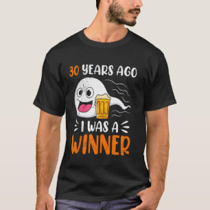 30 JAAR GELEDEN WAS IK DE WINNAAR Grappige Verjaar T-shirt