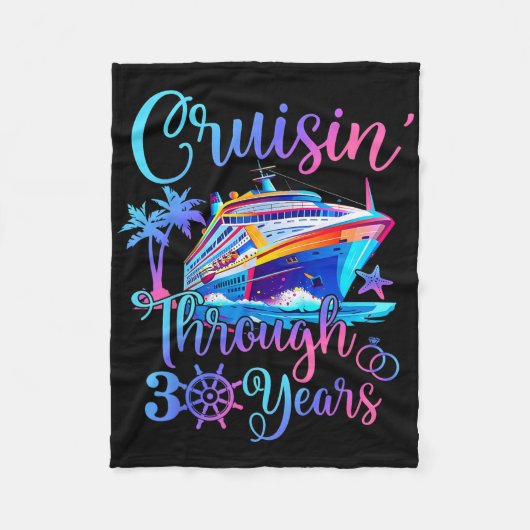 30 jaar getrouwd 30ste trouwdag fleece deken (Voorkant)