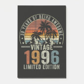 30 Jaar Geweldig Vintage 1996 Post-it® Notes (Voorkant)
