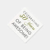 30 jaar Geweldige vieren Servet (Hoek)