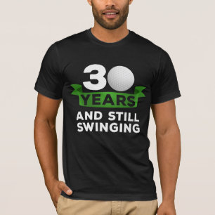 30 jaar Golfer 30th Birthday Swinging Golf Player T-shirt