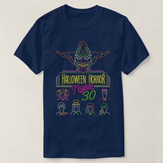 30 jaar Halloween Horror Nights T-shirt (Design voorkant)