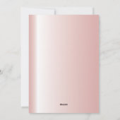 30 jaar huwelijk Jubileum Uitnodiging Floral (Achterkant)