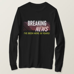 30 jaar Jubileum 30e werknemer T-shirt