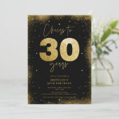 30 jaar moderne 30e verjaardag kaart (Staand voorkant)