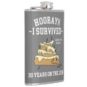 30 jaar op het 30e Jubileum van de Werknemer Heupfles (Rechts)