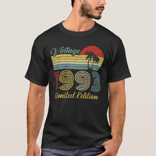 30 jaar oud Cadeau 1993 B Dag G T-shirt (Voorkant)