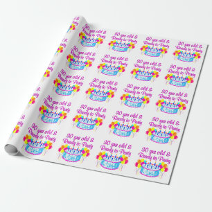 30 JAAR OUD EN KLAAR OM TE FEESTEN CADEAUPAPIER