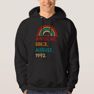 30 jaar oud Geweldige sinds 30 augustus 1992 Hoodie