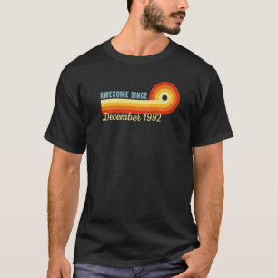 30 jaar oud Geweldige sinds december 1992 Retro 30 T-shirt