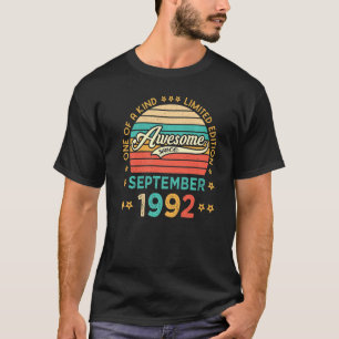 30 jaar oud Geweldige sinds september 1992 30e mil T-shirt