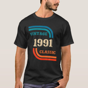 30 jaar oud Geweldige sinds Vintage 1991 30e geboo T-shirt