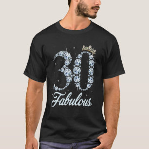 30 jaar oud is mijn 30e verjaardag koningin Diamon T-shirt