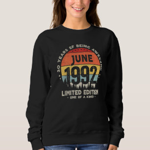 30 jaar oud juni 1992 30e verjaardag 1 trui