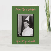 30 jaar oud kaart (Voorkant)