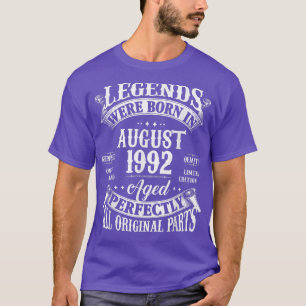 30 jaar oud legende geboren in augustus 1992 Vinta T-shirt