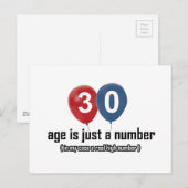 30 jaar oud niets anders dan een aantal design briefkaart (Voorkant / Achterkant)