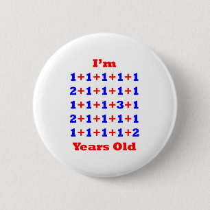 30 jaar oud! ronde button 5,7 cm