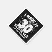 30 jaar oud sarcastisch meme grappige 30e verjaard servet (Hoek)