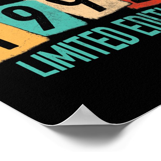 30 jaar oud van Geweldige in 1992 30e verjaardag Poster (Hoek)