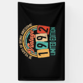 30 jaar oud van Geweldige in 1992 30e verjaardag Spandoek (Verticaal)