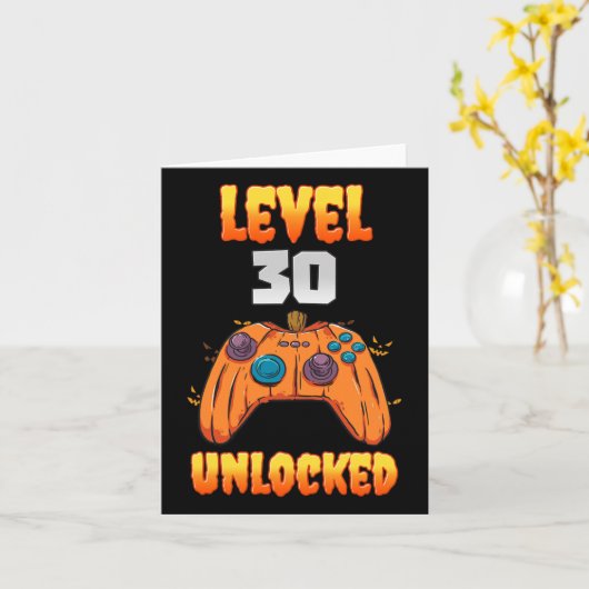 30 jaar oude 30e verjaardag niveau 30 ontgrendelde kaart (Gele Bloem)