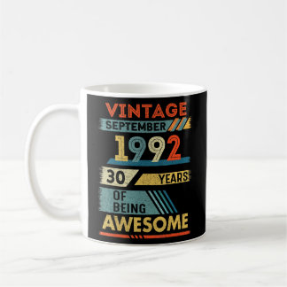 30 jaar oude 30e verjaardag  september 1992 koffiemok